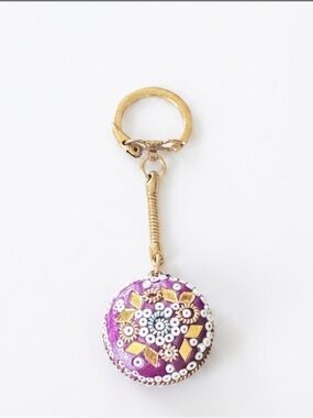 ⭐️Purple and Gold Keychain